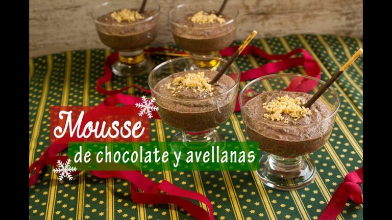 Cómo preparar un delicioso mousse de chocolate y avellanas: en 7 paso